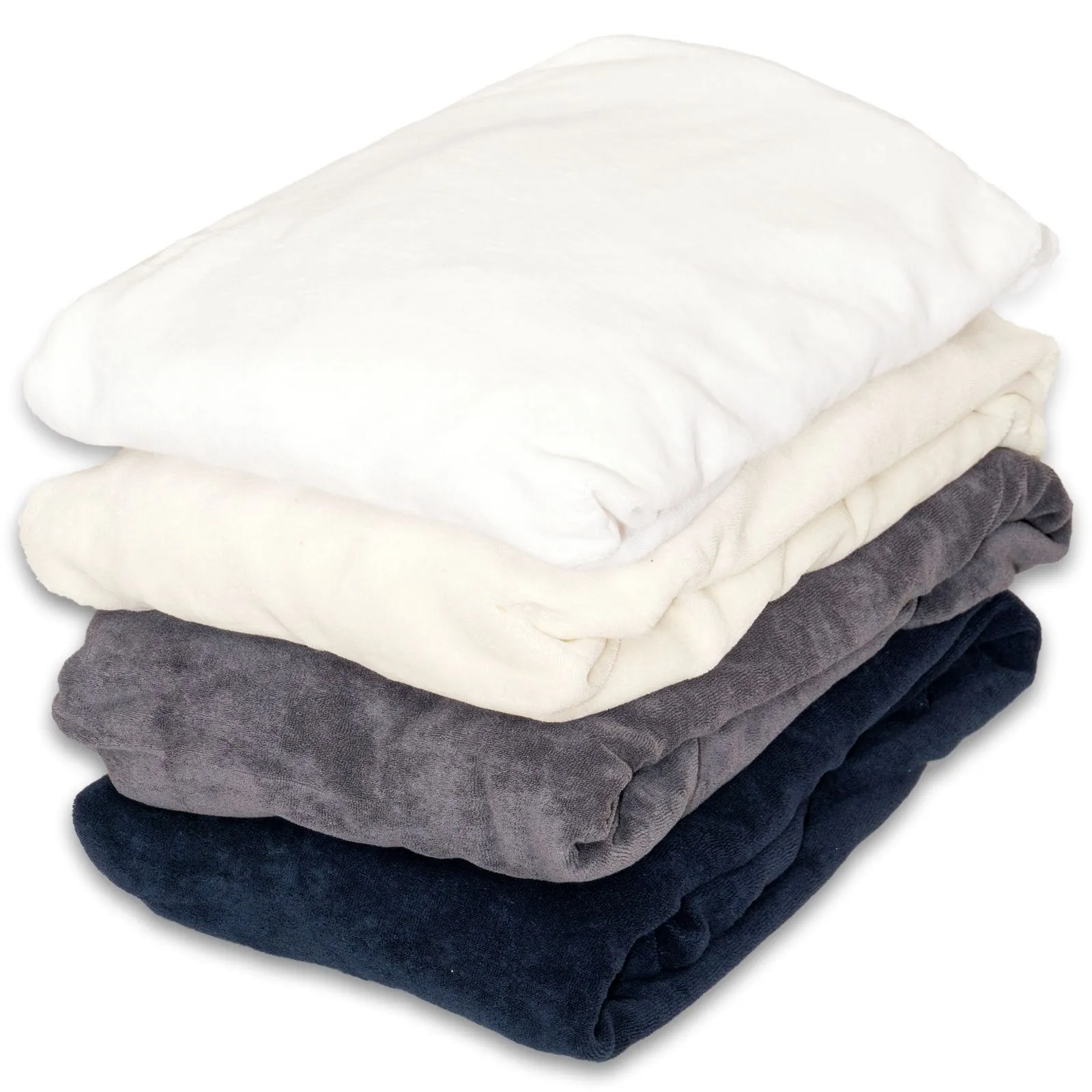 Hoeslaken Donkerblauw met uitsparing