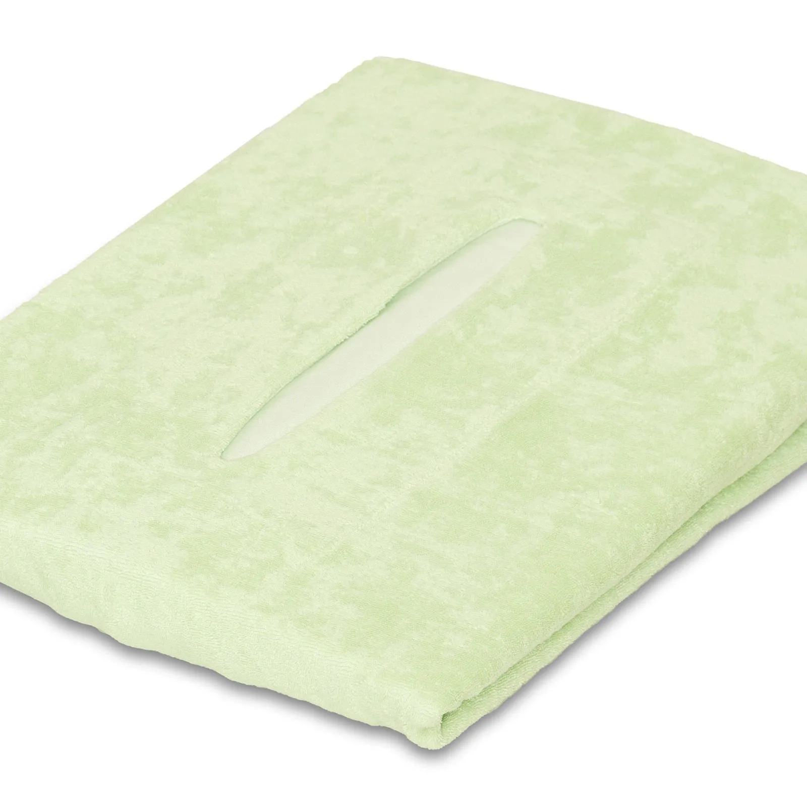 Hoeslaken Appelgroen uitsparing