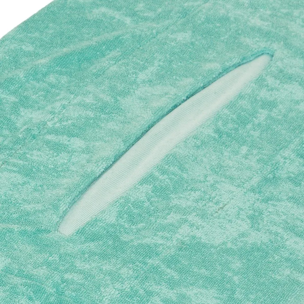 Hoeslaken Groen met uitsparing