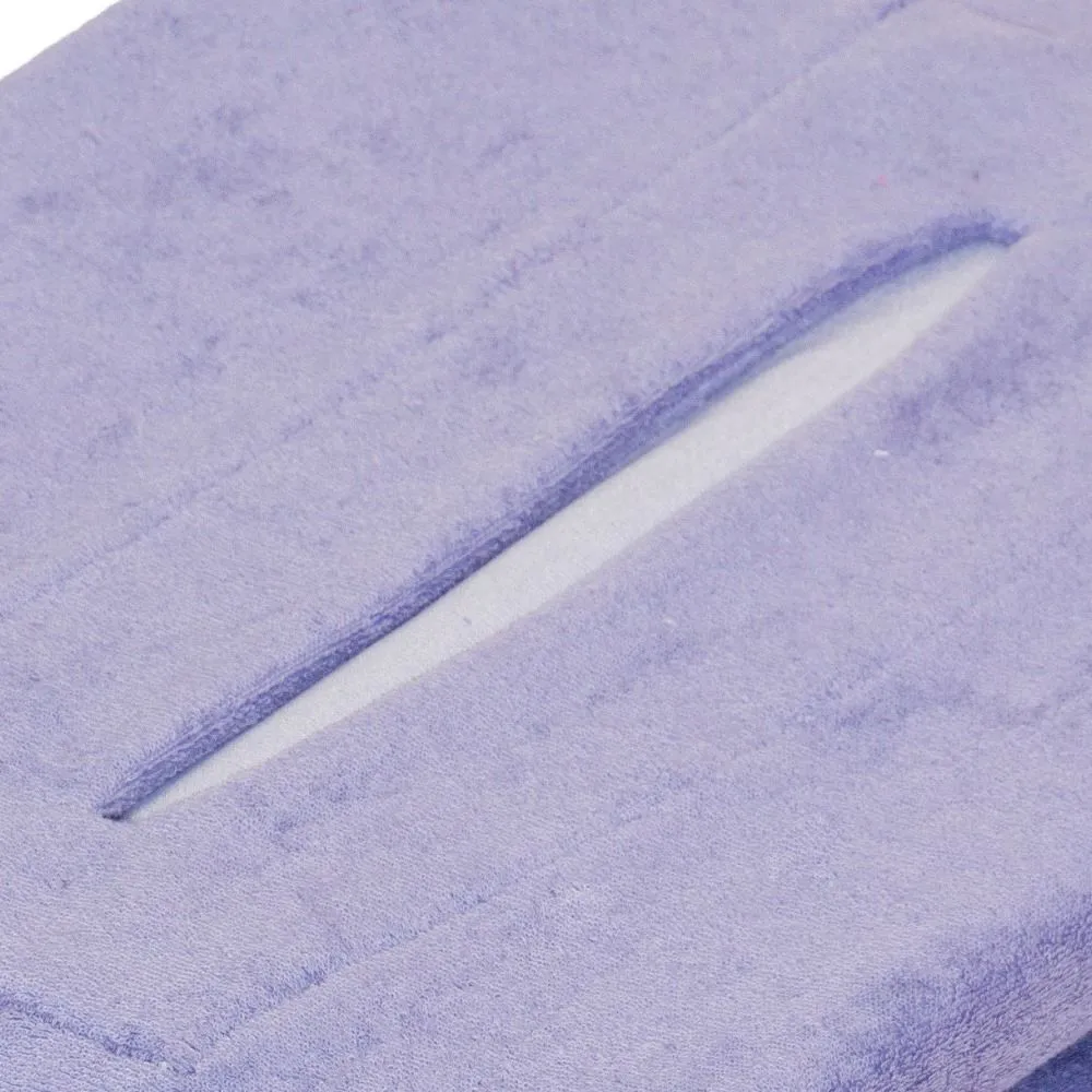 Hoeslaken Lila paars met uitsparing