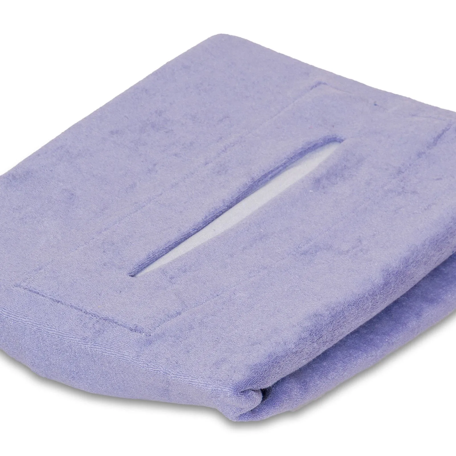 Hoeslaken Lila paars met uitsparing