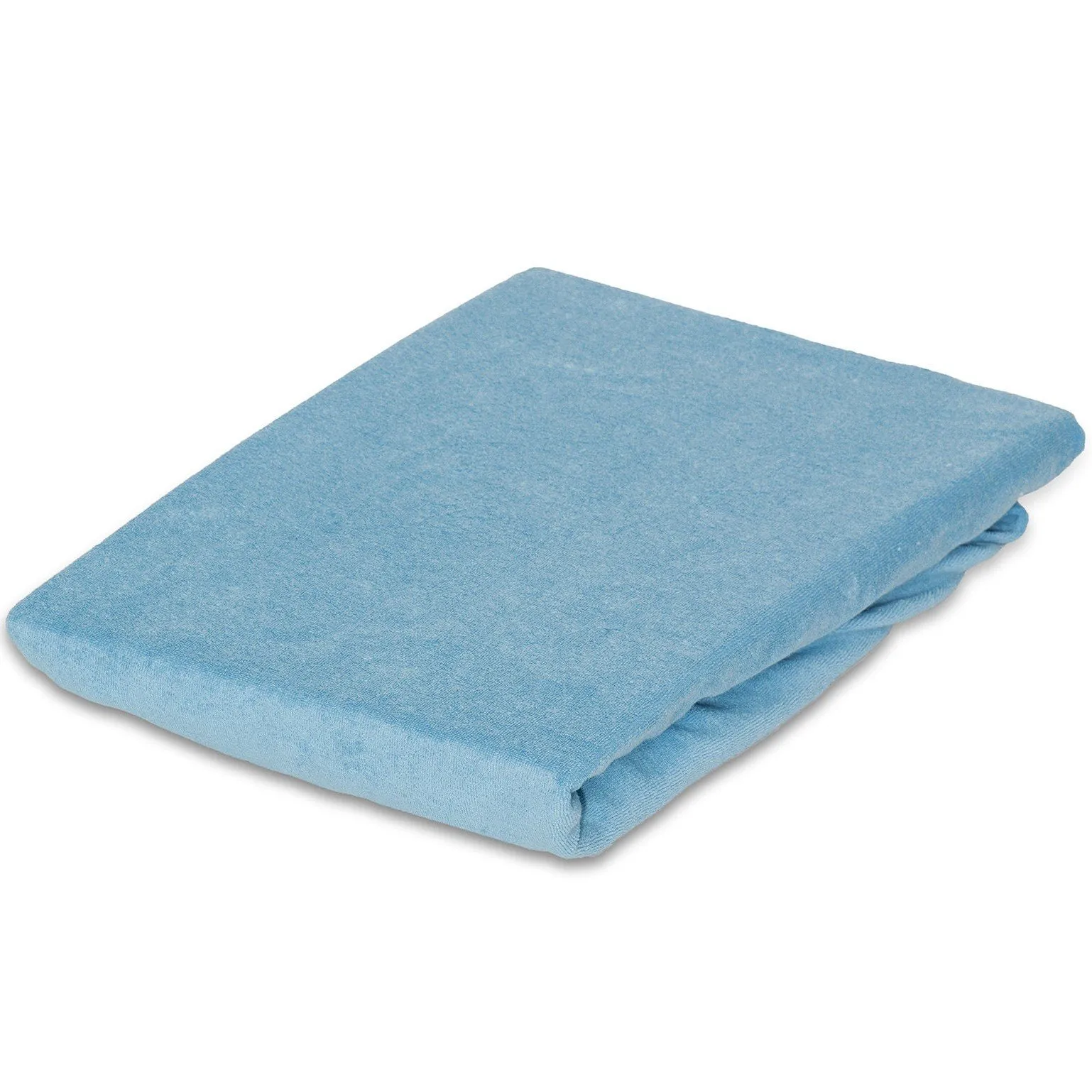 Hoeslaken massagetafel Lichtblauw zonder uitsparing