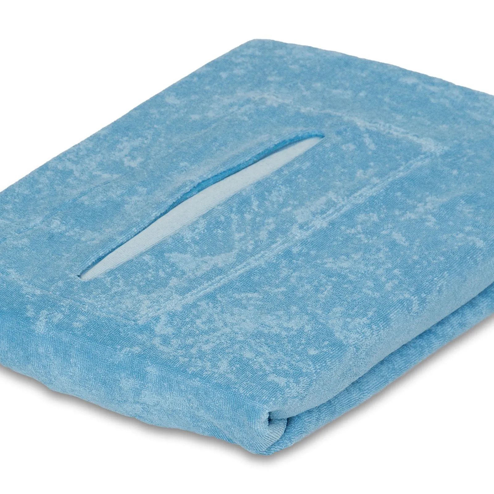 Knierol halfrond overtrek Lichtblauw