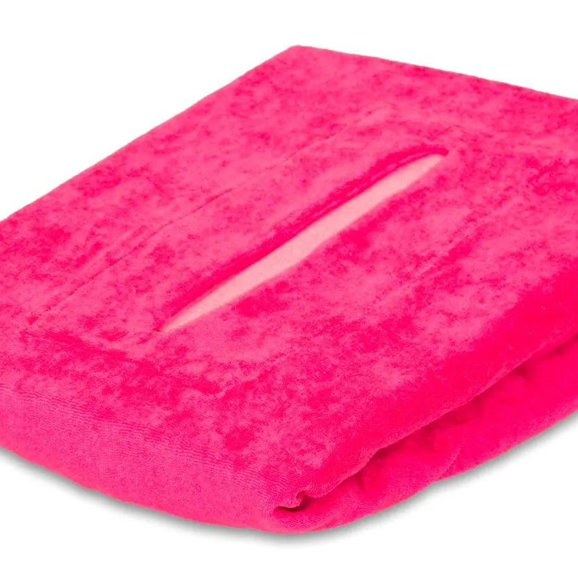 Hoeslaken Fuchsia roze met uitsparing