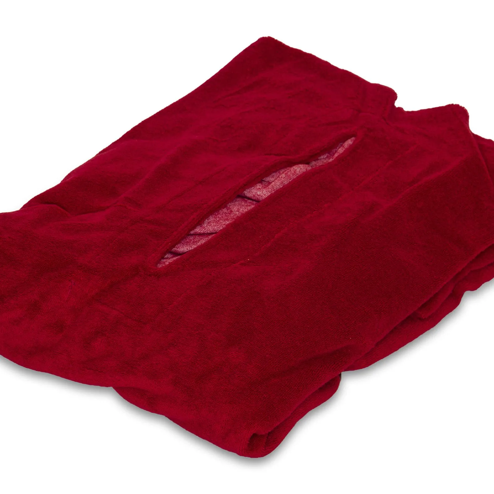 Hoeslaken Rood met uitsparing