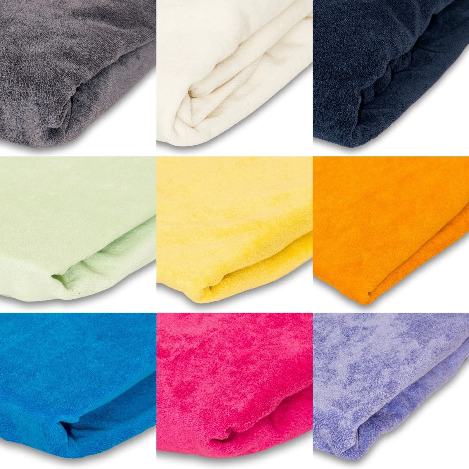 Hoeslaken massagetafel Donkerblauw zonder uitsparing