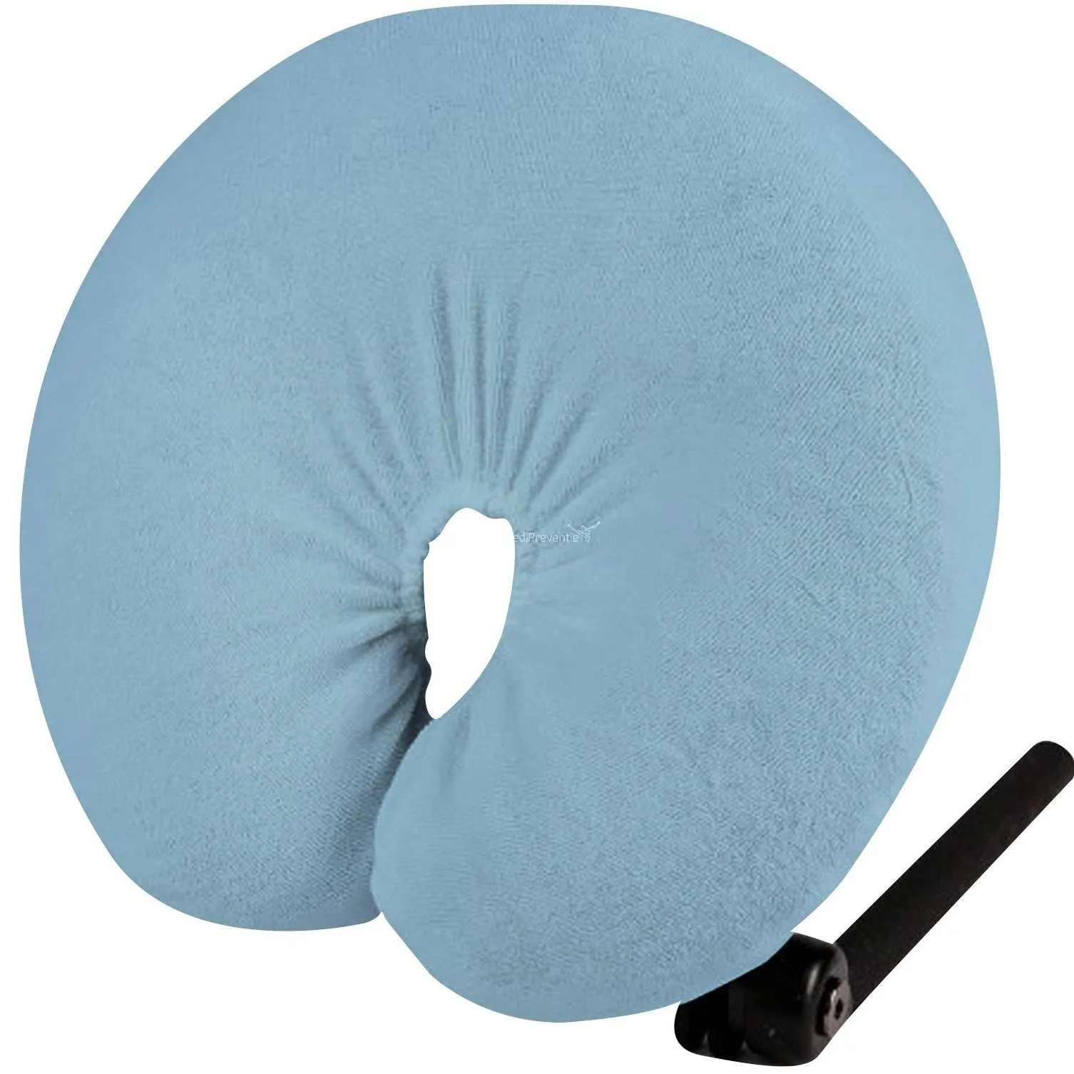 Knierol halfrond overtrek Lichtblauw