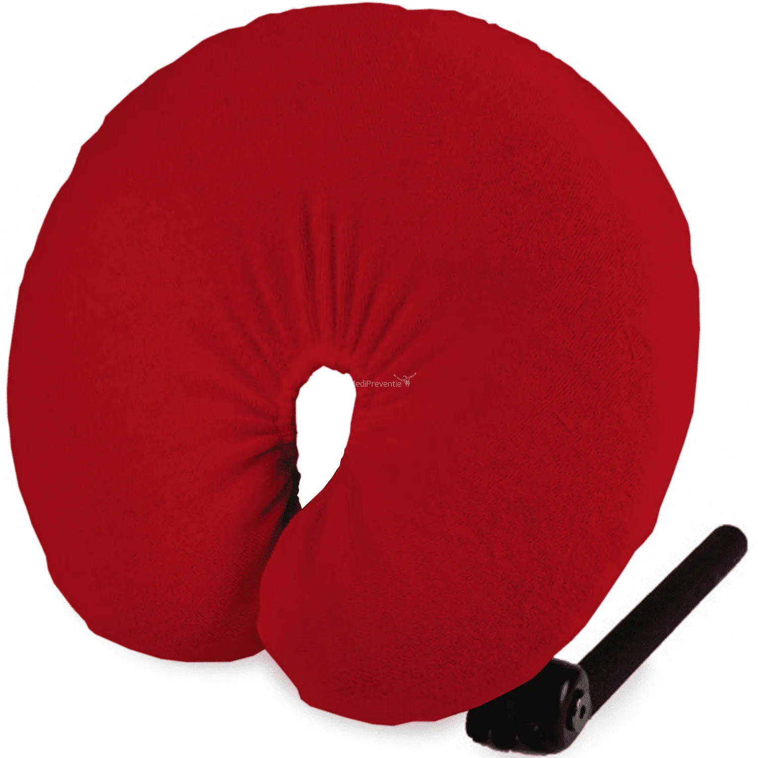 Knierol halfrond overtrek Rood