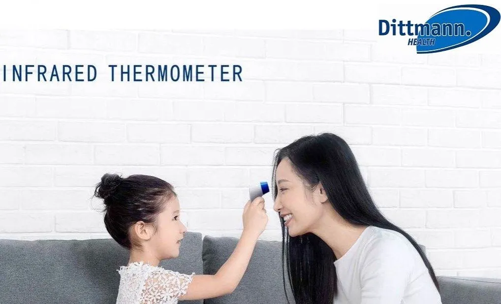 Infrarood thermometer voorhoofd contactloos