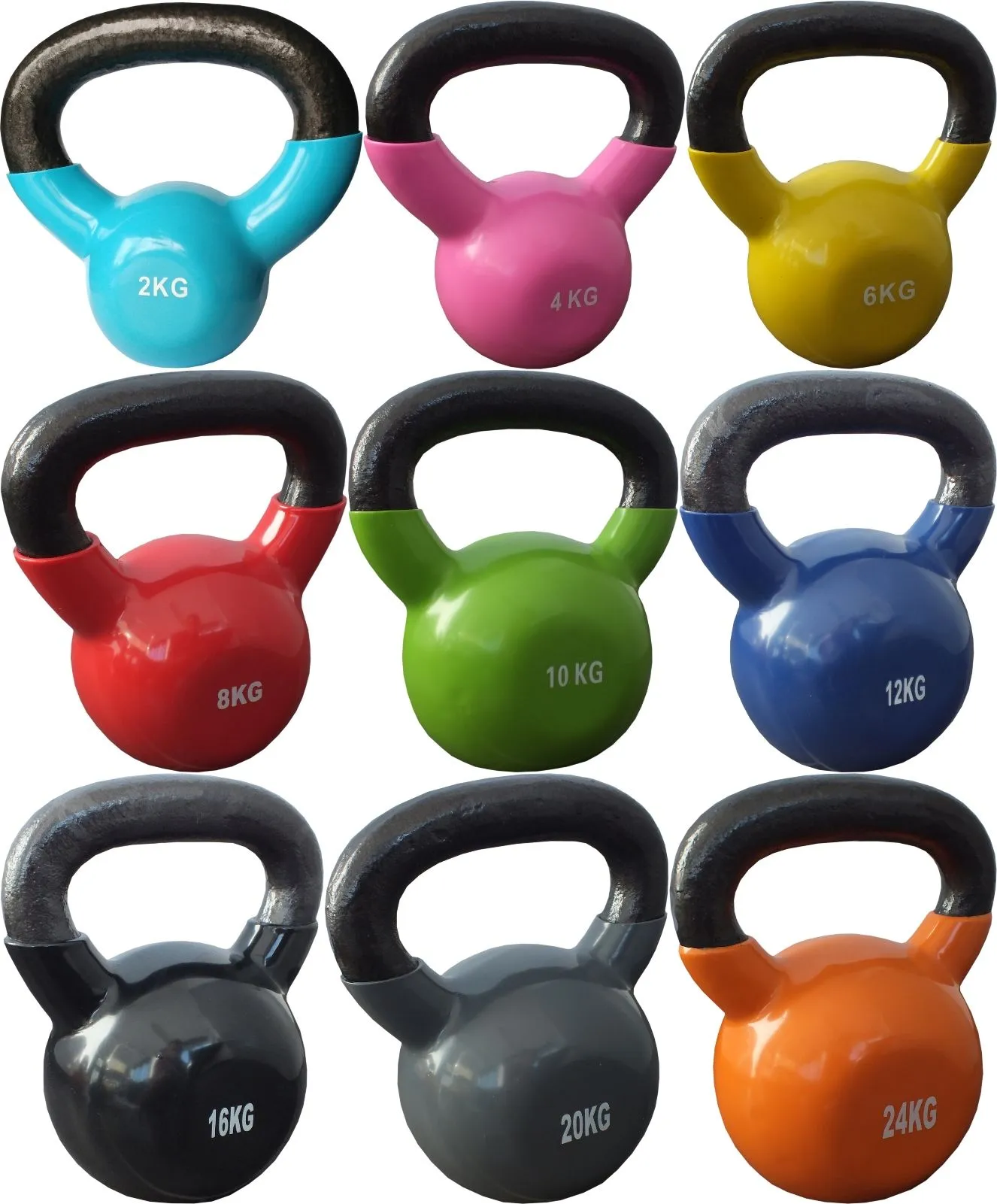 Kettlebell 2 kg gietijzer Mambo Max
