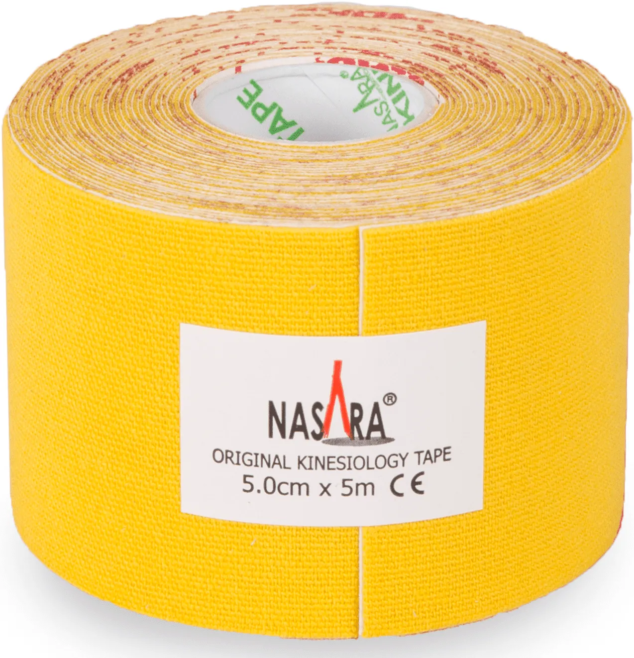 Kinesiotape Nasara Geel 6 stuks