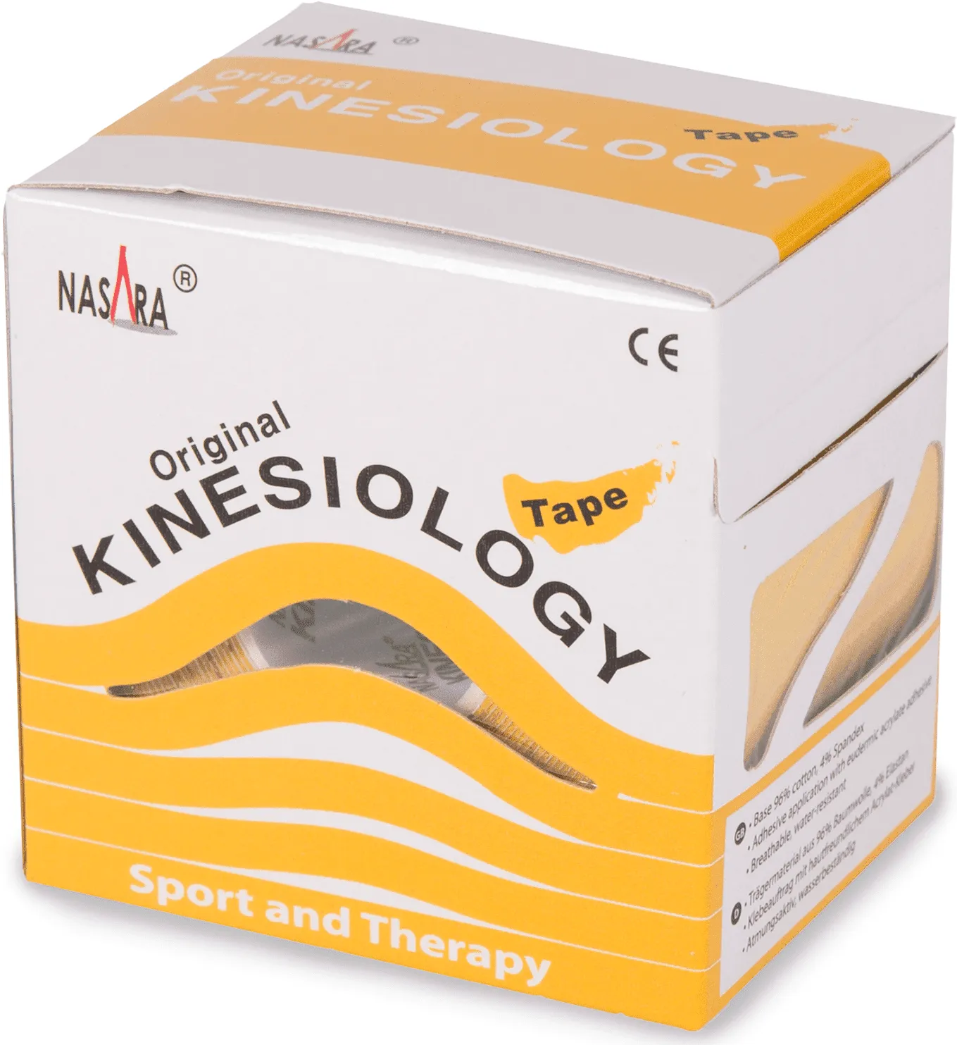 Kinesiotape Nasara Geel 6 stuks