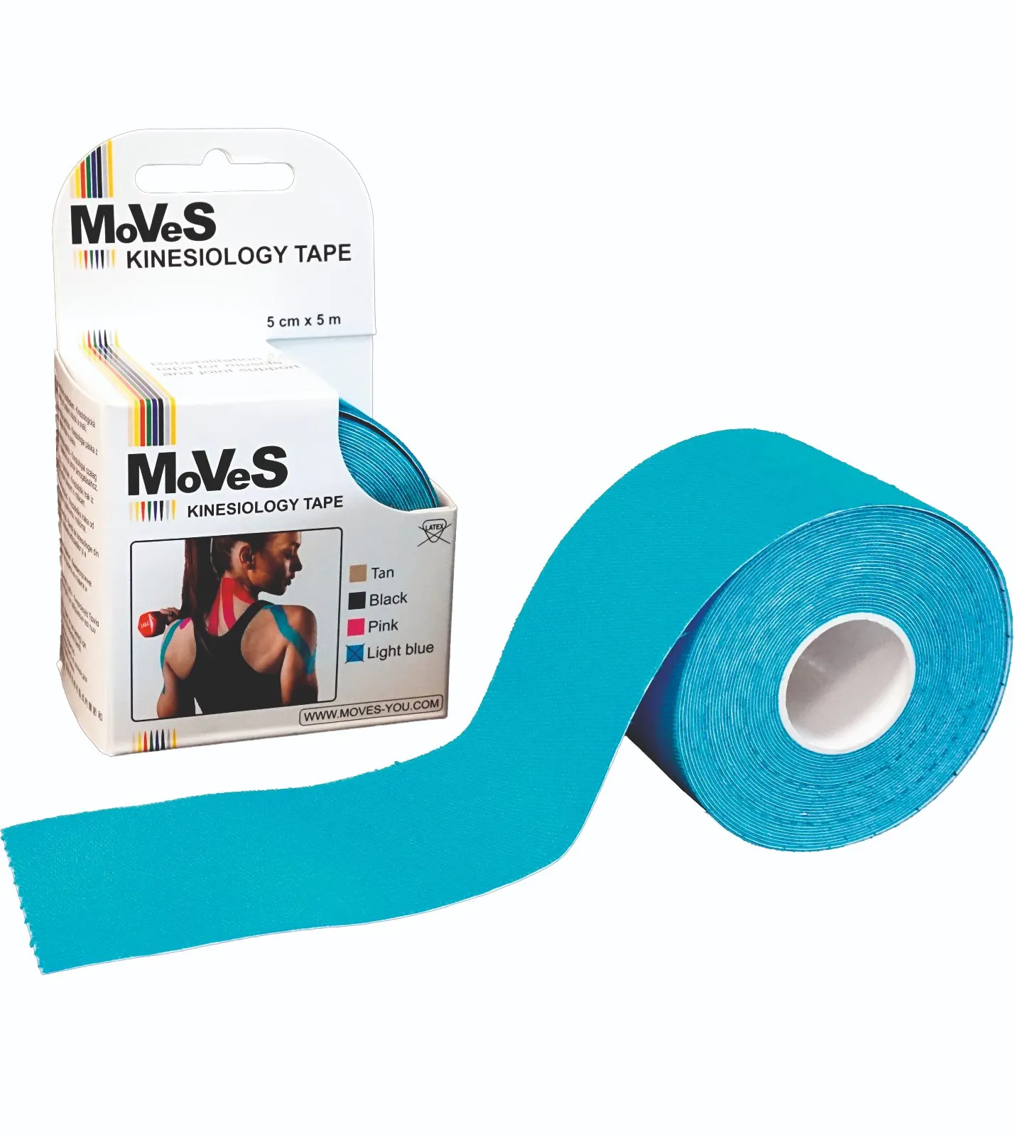 Kinesiotape Blauw Moves