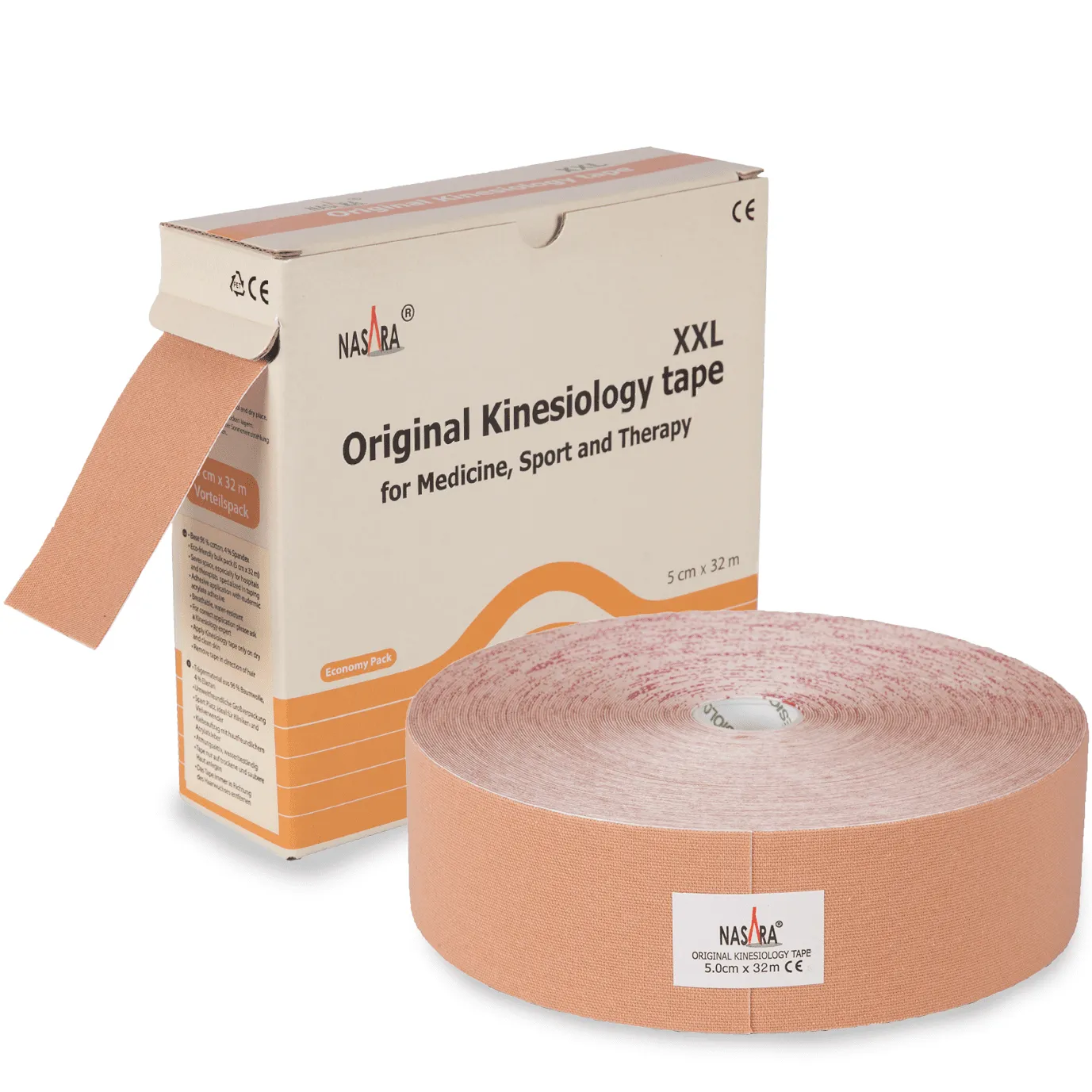 Kinesiotape Nasara Beige 32 meter