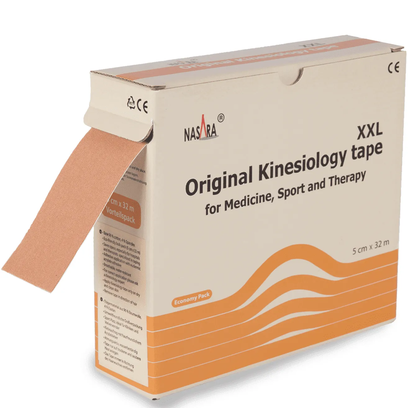 Kinesiotape Nasara Beige 32 meter