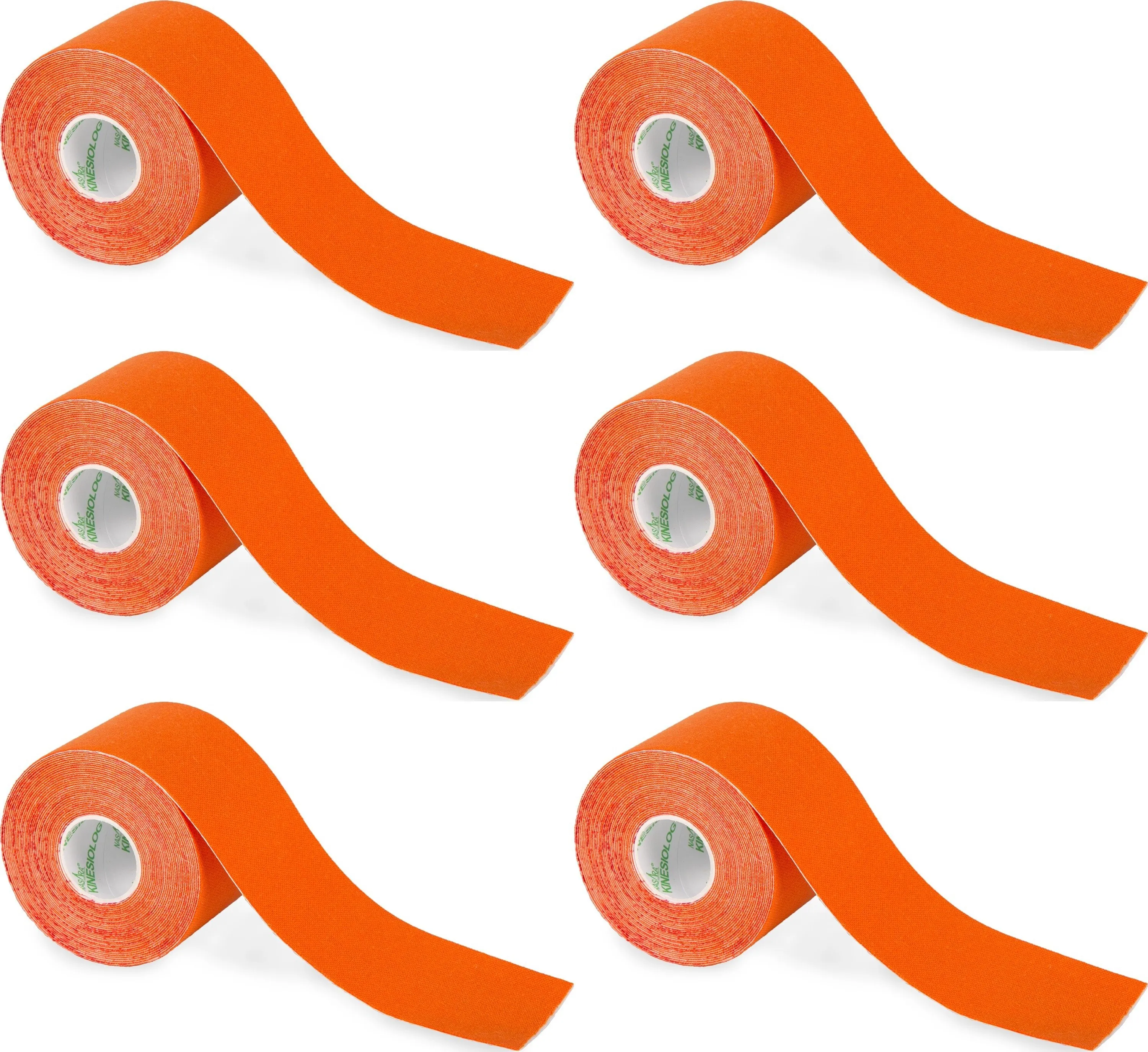 Kinesiotape Nasara Oranje 6 stuks