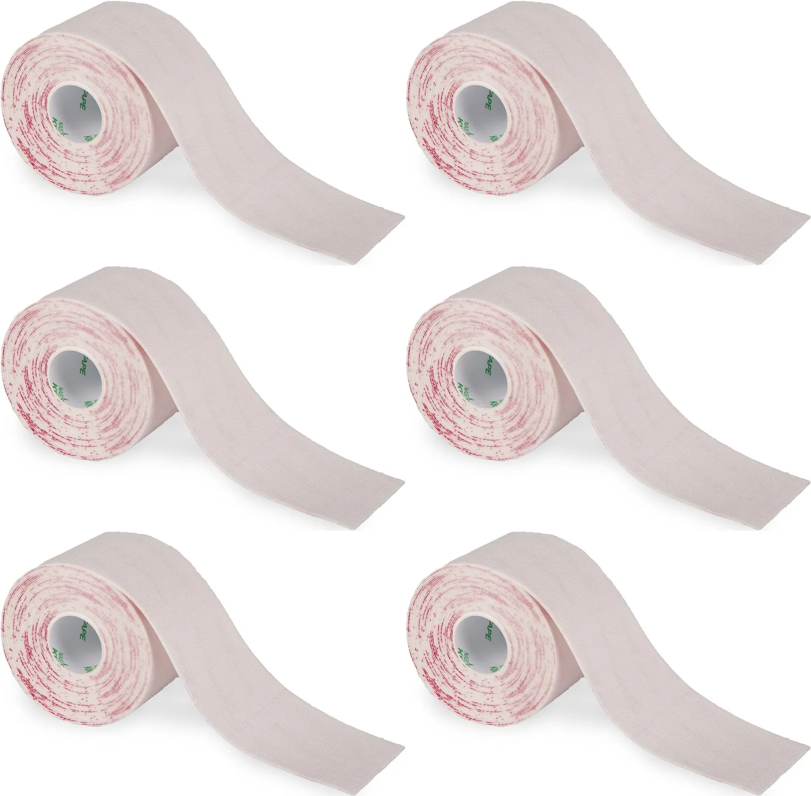 Kinesiotape Nasara Wit 6 stuks
