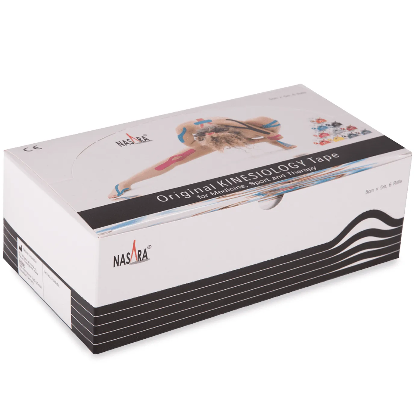 Kinesiotape Nasara Zwart