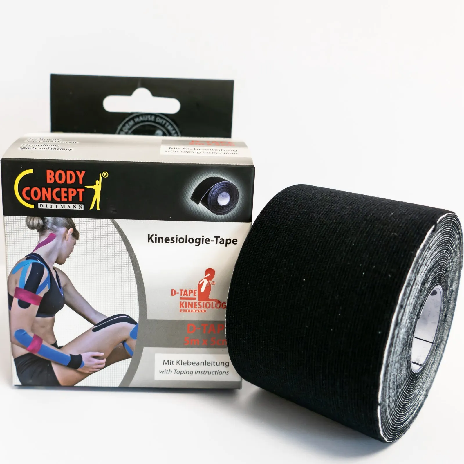 Kinesiologie tape Zwart