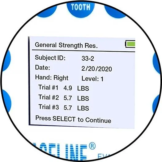 Hand dynamometer digitaal BIMS Clinic Baseline