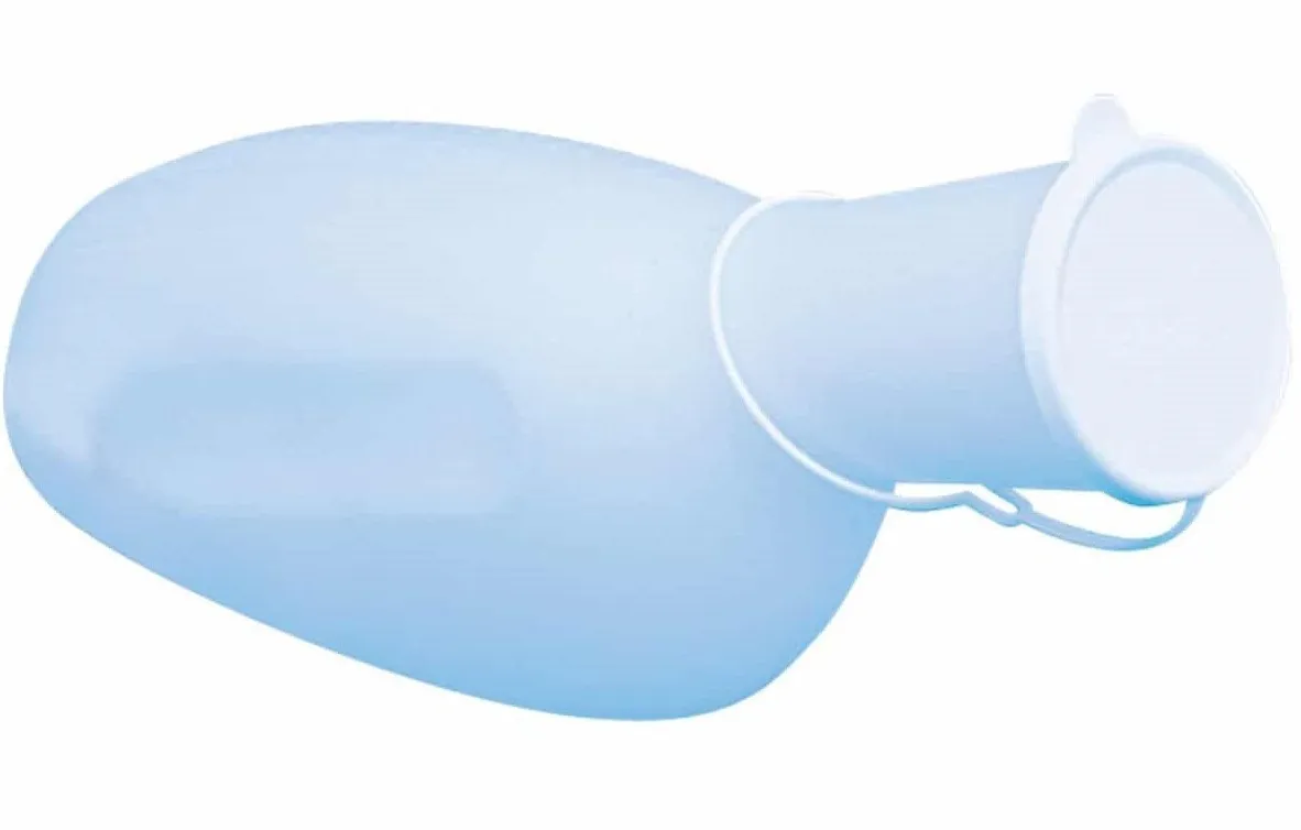 mannen urinaal melkwit