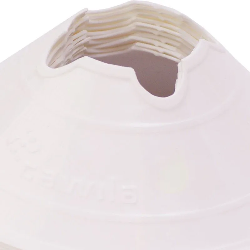 Trainingshoedjes Medium 10 st Wit Ø 20 cm Cawila