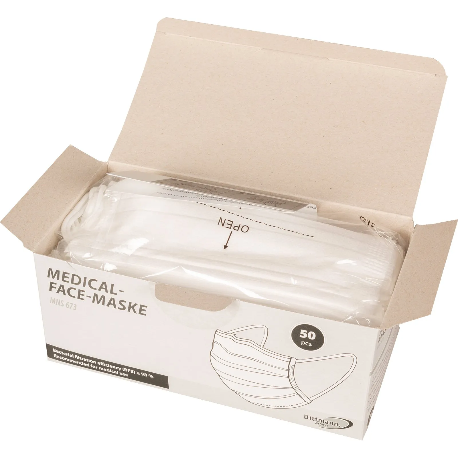 Medische mondkapjes 2.000 st Type 2 Wit