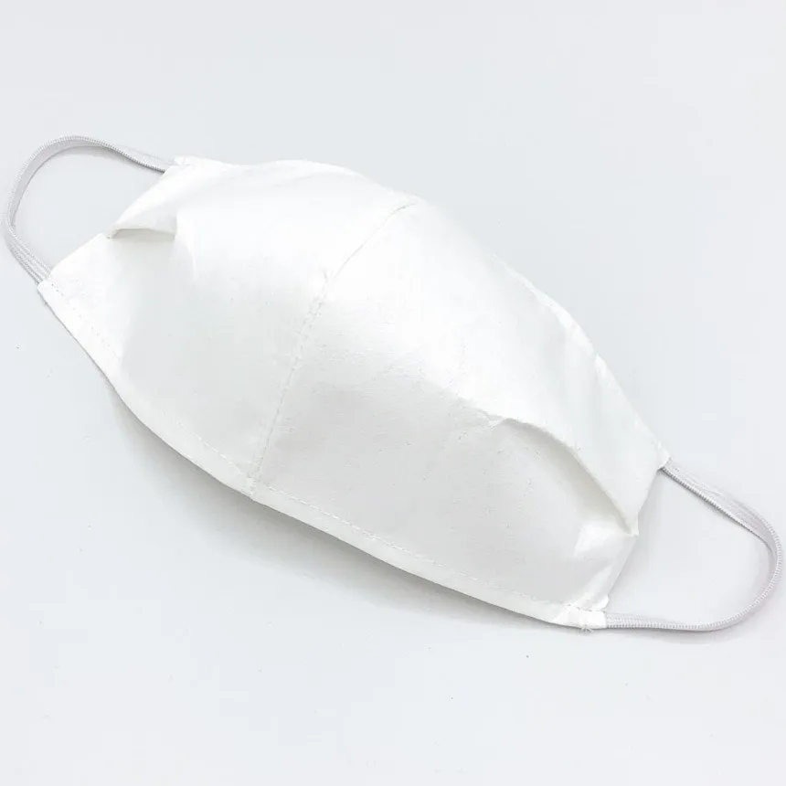 Wasbaar mondkapje stof Wit