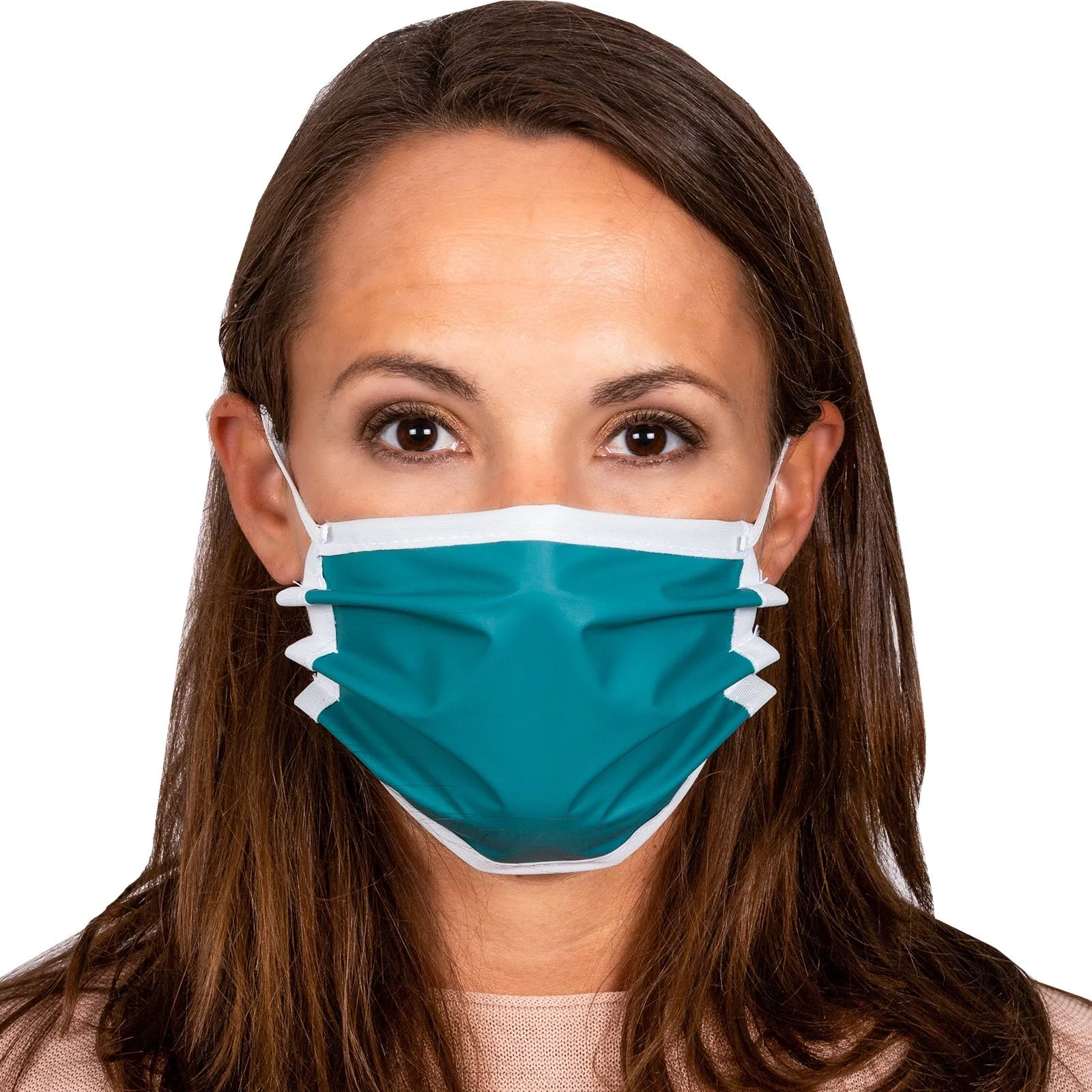 Wasbaar mondkapje PU Groen