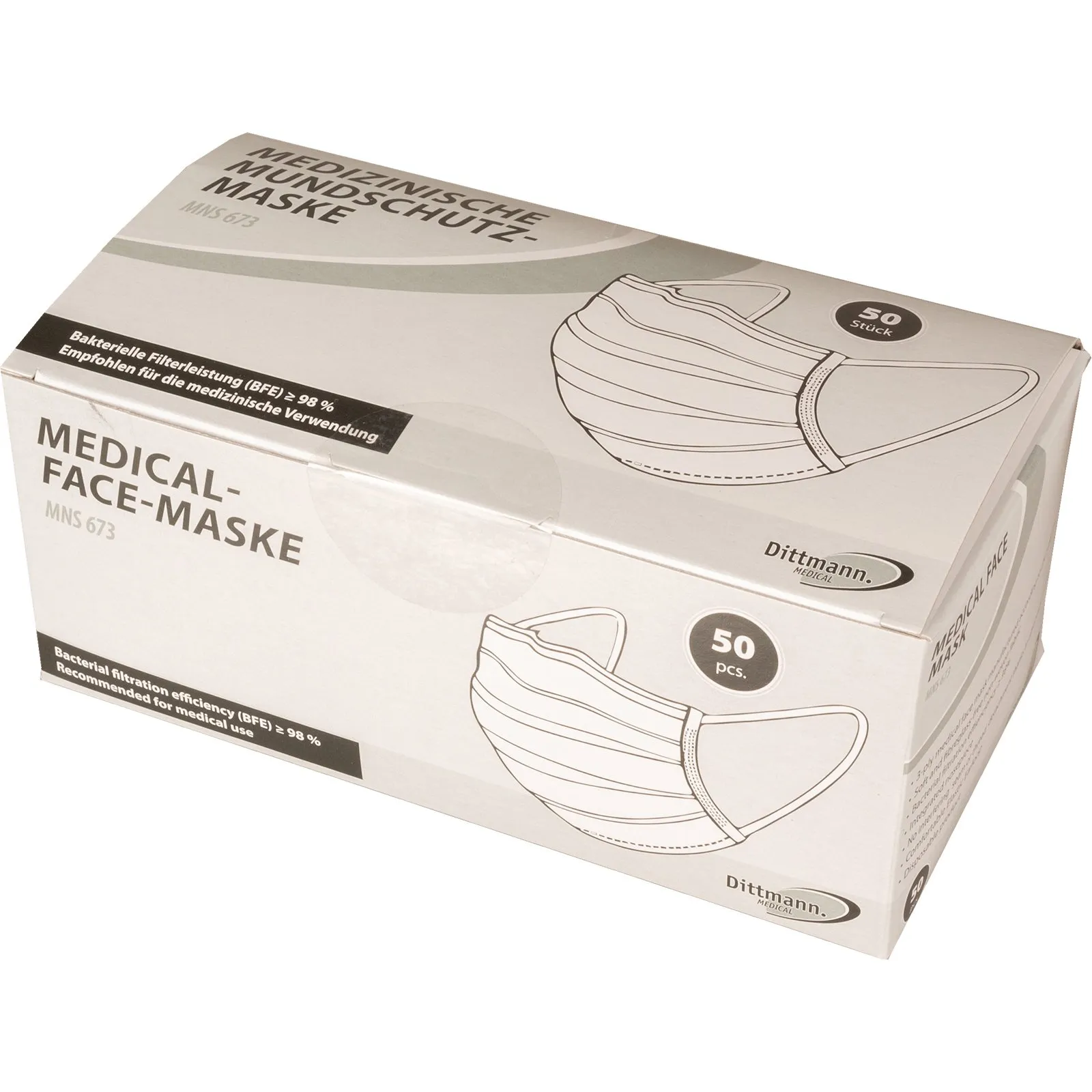 Medische mondkapjes 500 st Type 2 Wit