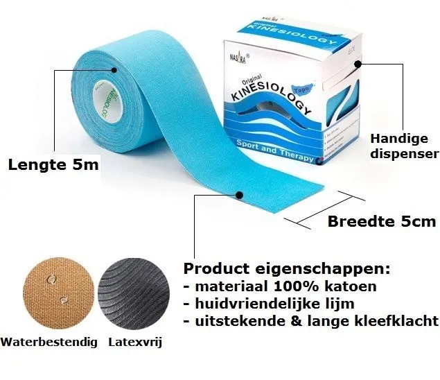 Nasara kinesiotape Beige 2,5 cm