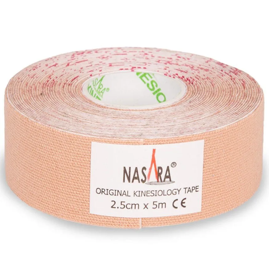 Nasara kinesiotape Beige 2,5 cm