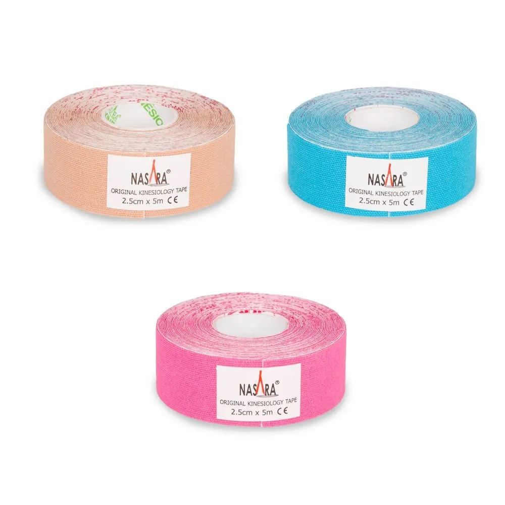 Nasara kinesiotape Beige 2,5 cm