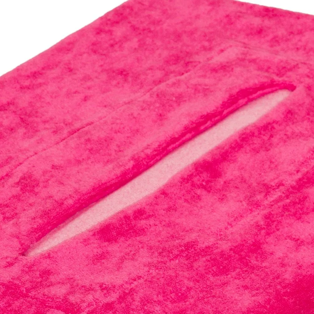 Hoeslaken Fuchsia roze met uitsparing