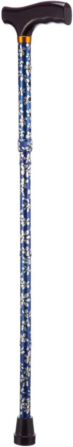 Opvouwbare wandelstok Gebloemd