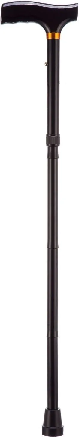 Opvouwbare wandelstok Zwart