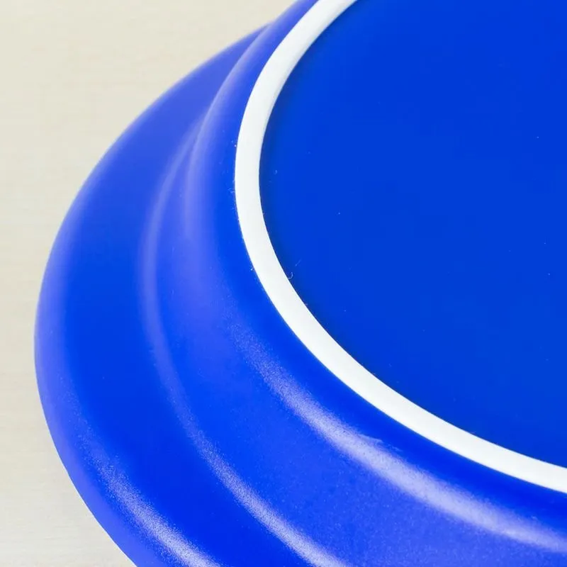 Warmhoudbord Ornamin Blauw-Wit Groot