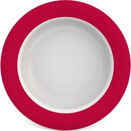 Aangepaste kom Ornamin Rood-Wit Klein