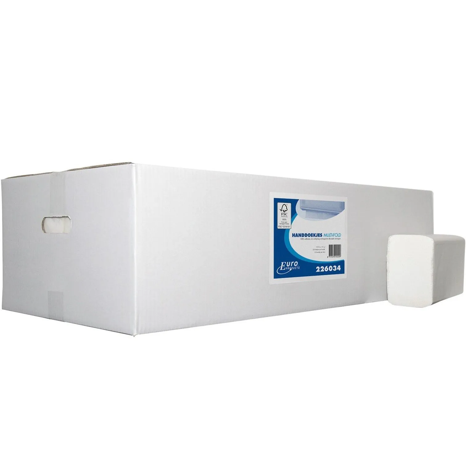 Papieren handdoekjes Multifold gevouwen 
