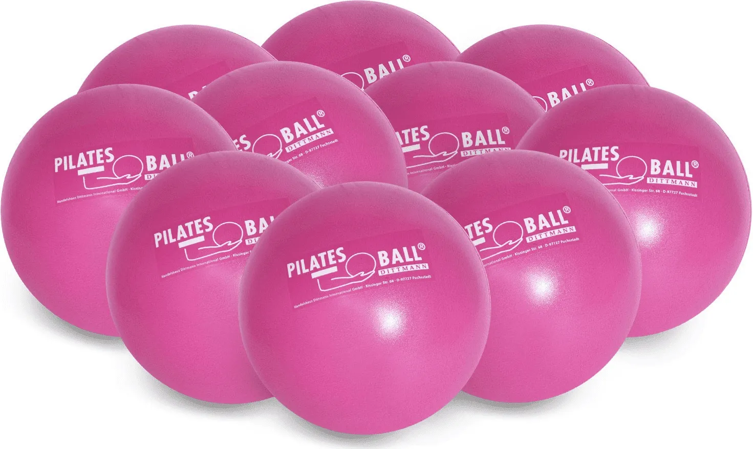 Pilates bal Dittmann 22 cm - Roze