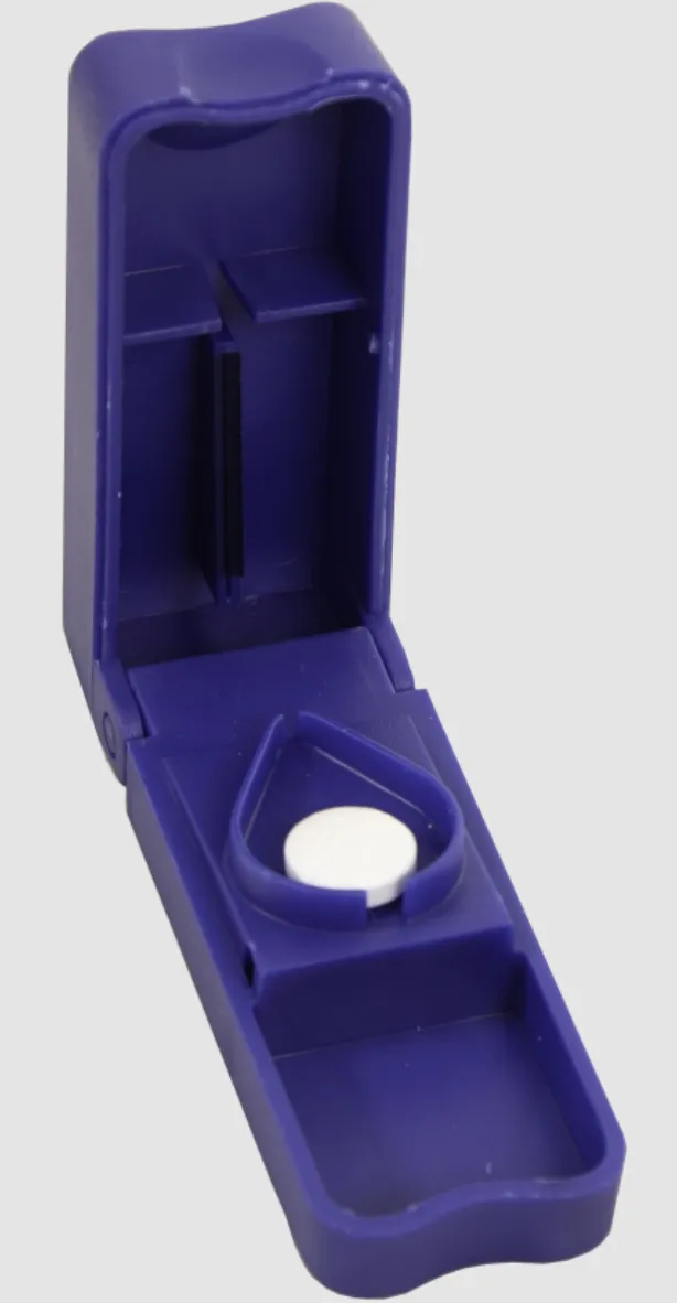 pillensplijter blauw