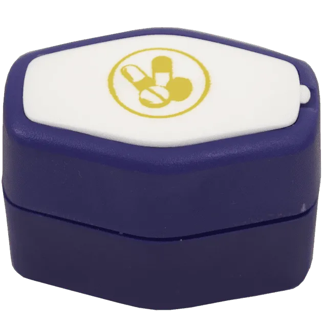 Pillenvergruizer Blauw