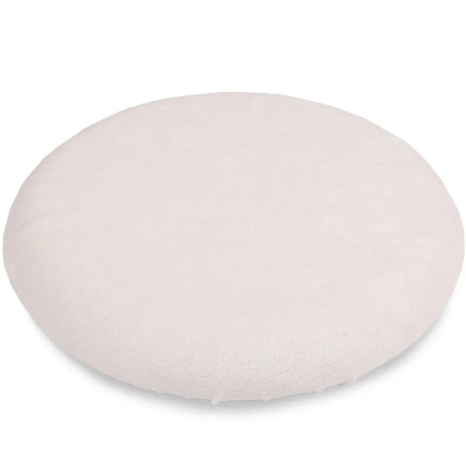 Knierol rond overtrek Beige