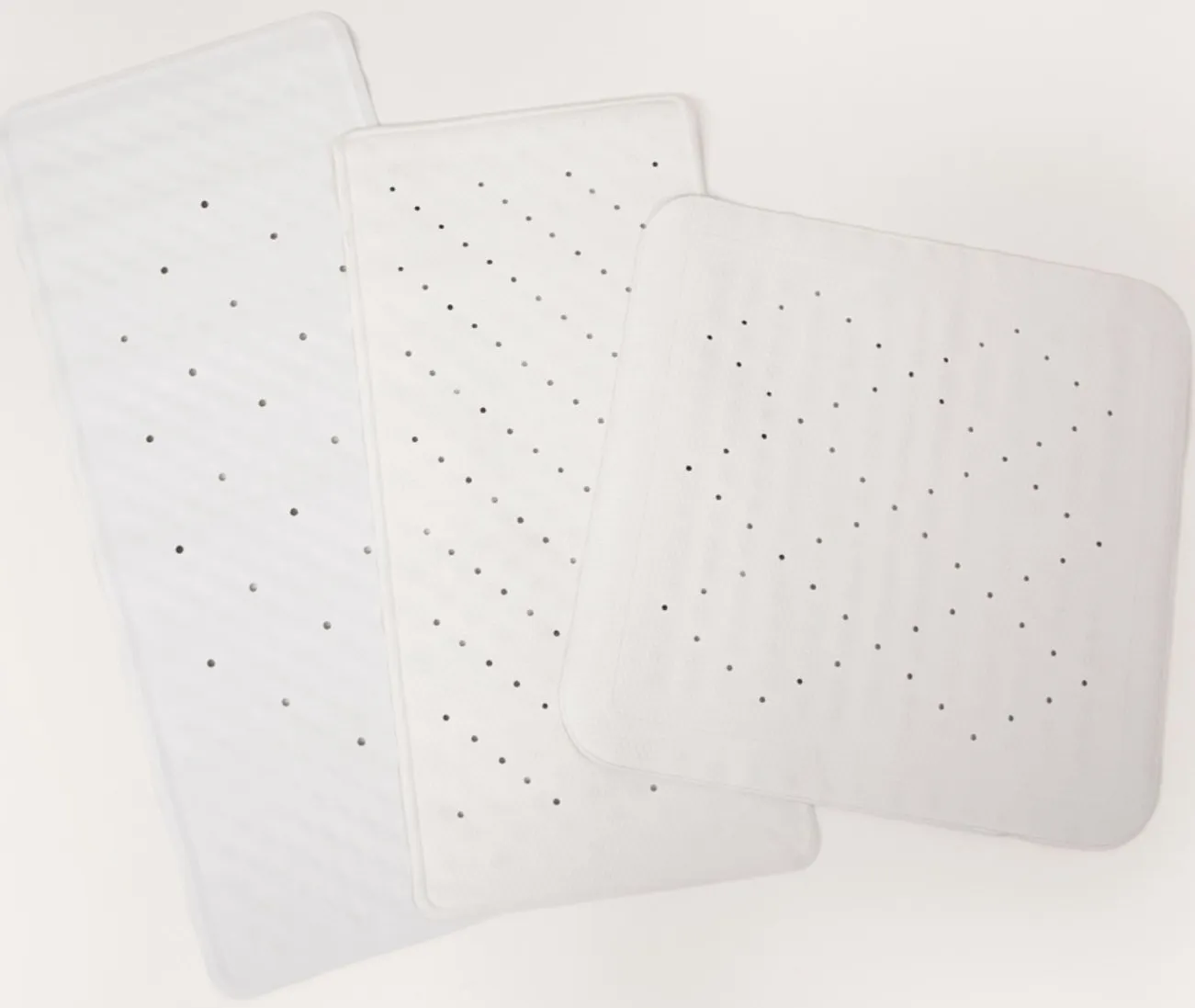 Rubberen badmat Wit 74 x 34 cm