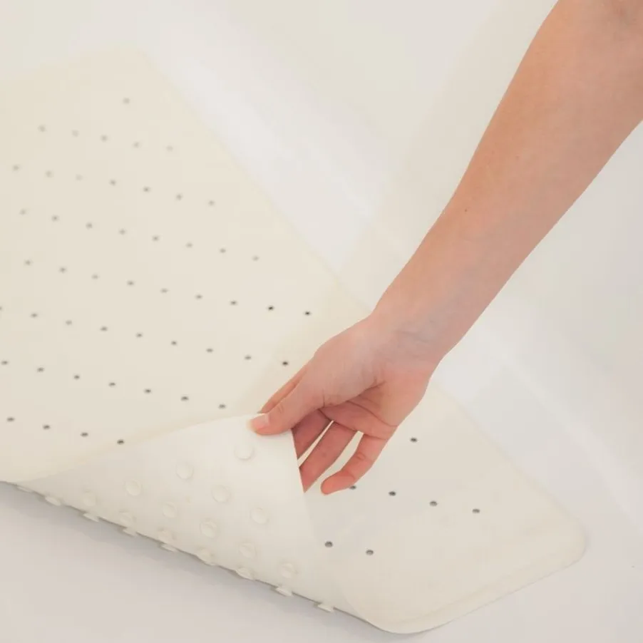 Rubberen douchemat Wit 53 x 53 cm