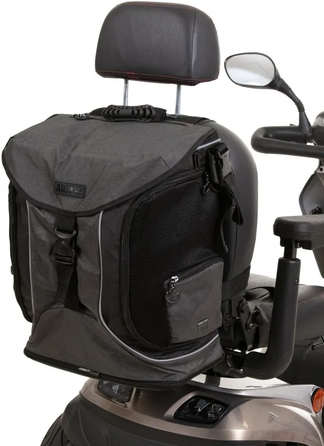 rugtas voor scootmobiel torba go grijs