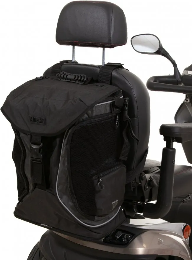 rugtas voor scootmobiel torba go zwart