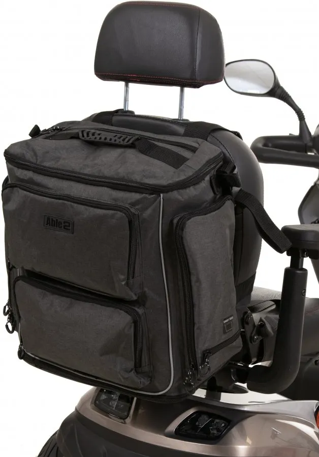 rugtas voor scootmobiel torba luxe grijs