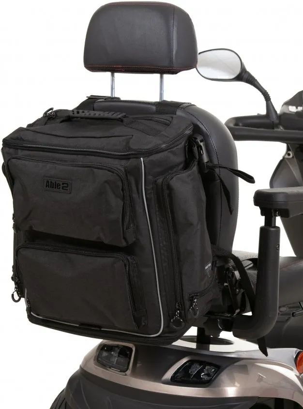 rugtas voor scootmobiel torba luxe zwart