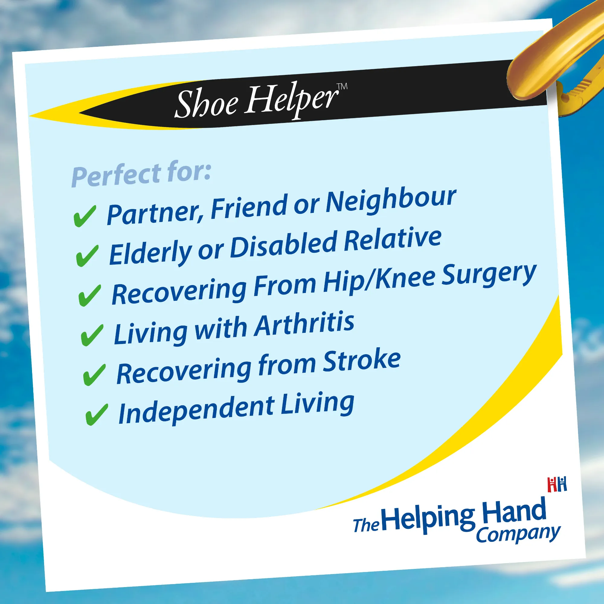 schoen aantrekhulp gebruikers